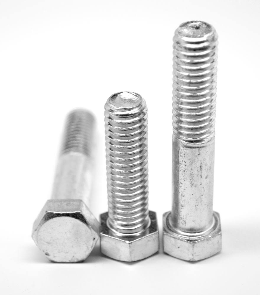 5/16x22-24 x 2 1/2x22 Grade 5 Hex Cap Screw Medium Carbon Steel Zinc Plated H480