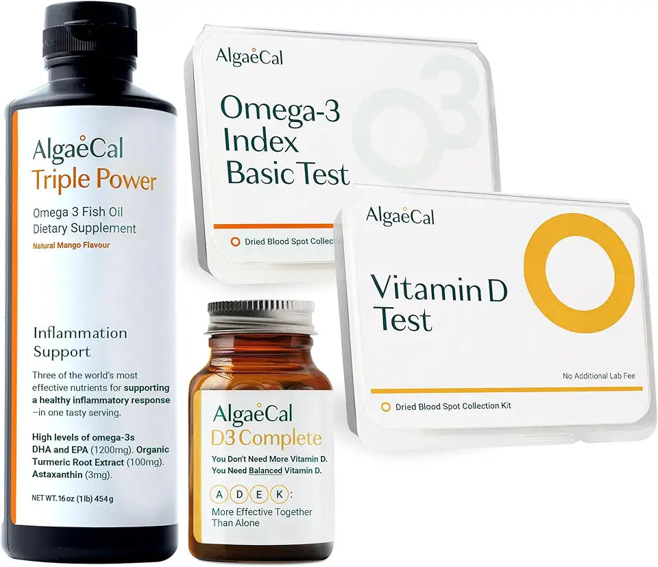 4-in-1 Vitamin D3 K2, Fish Oil, Vitamin D & Omega-3 Test Kits D9053