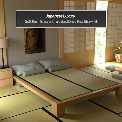 Half Tatami Mat, 1/2 US Queen, Straw O2040