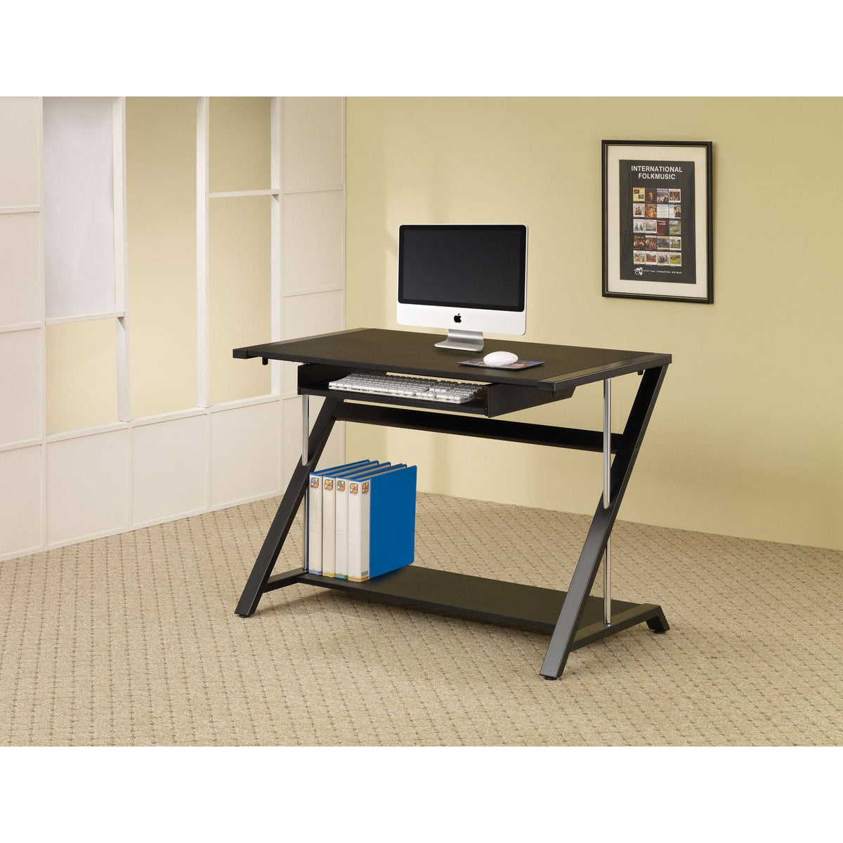 Black Computer Desk Z342