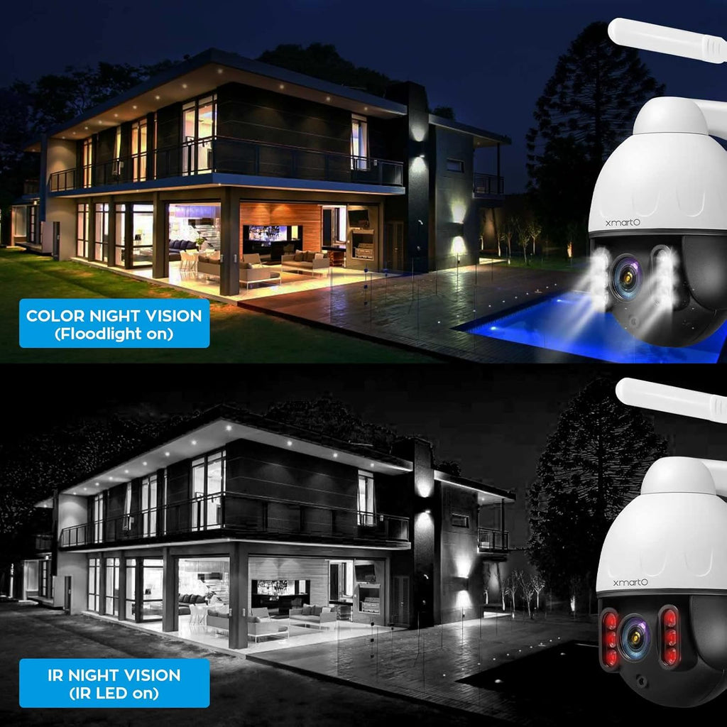 5MP 40x Zoom Auto-Track Rotation Wireless Security Camera I8444
