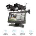 Security Camera System with 7 Display Monitor and 2 Night Vision Cameras X814501