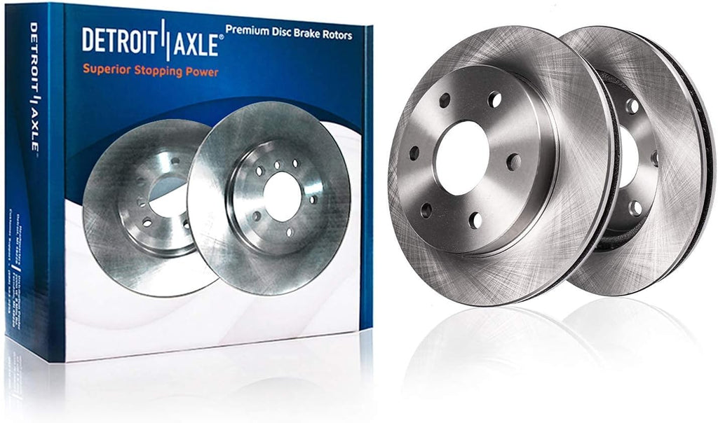 Front Rear Disc Rotors + Brake Pads 10pc Set K963371