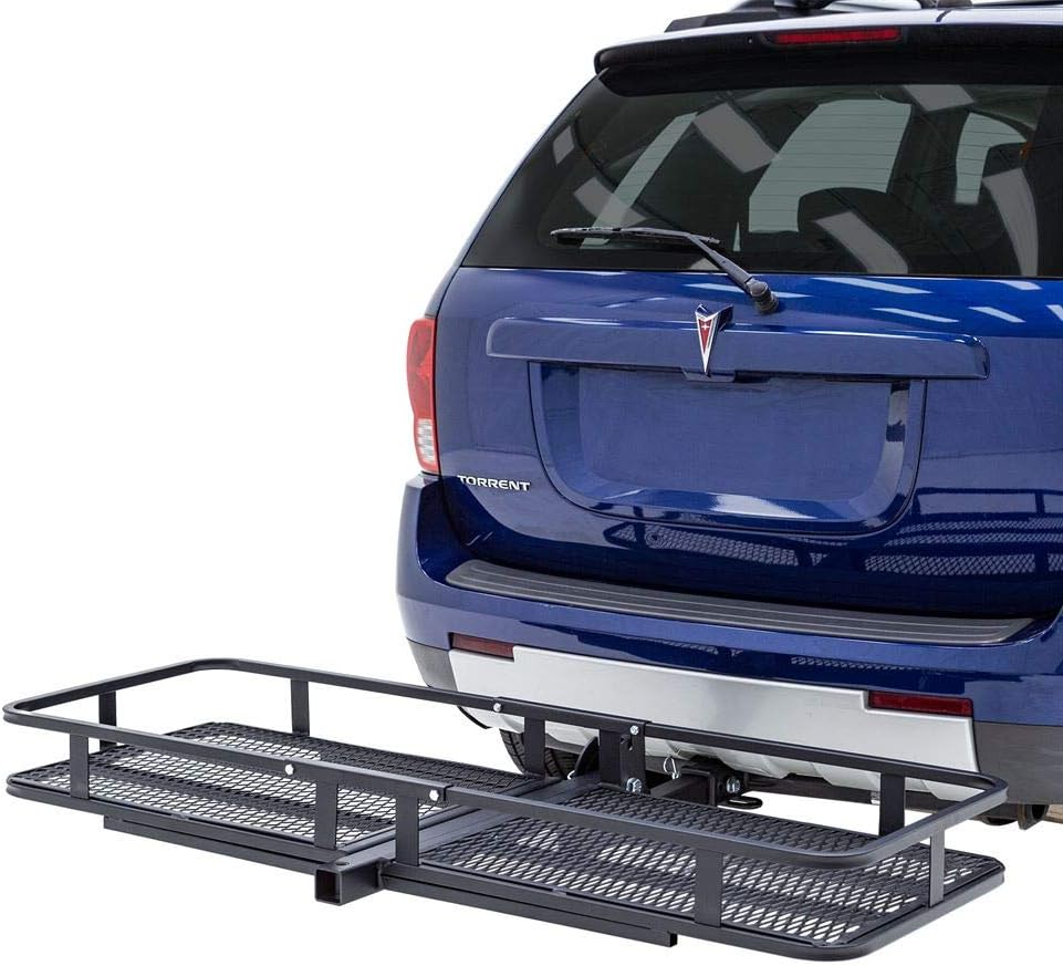 Steel Basket Cargo Carrier with Bike Rack, Fits 4 Bikes A537879