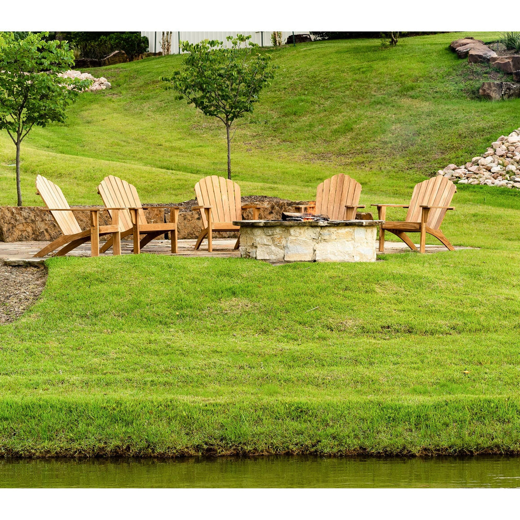 Teak Wood Patio Adirondack Chair K3484