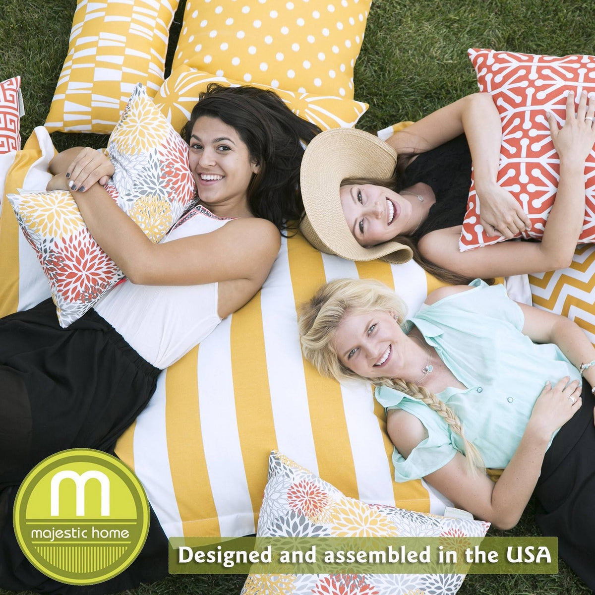 Orange Bean Bag Chair J50104