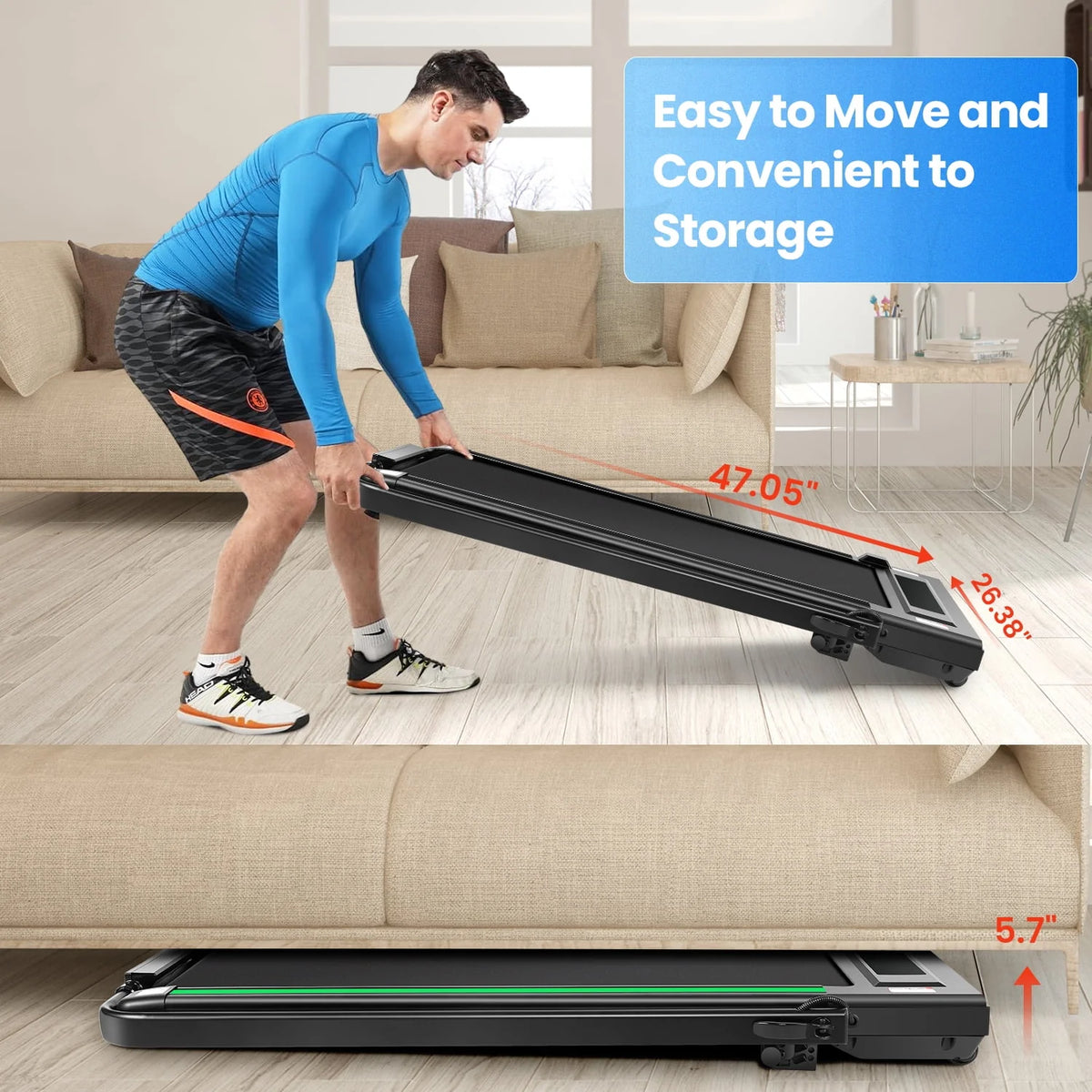 4 in 1 Under Desk Treadmill with 2.5HP Motor, Black P603876