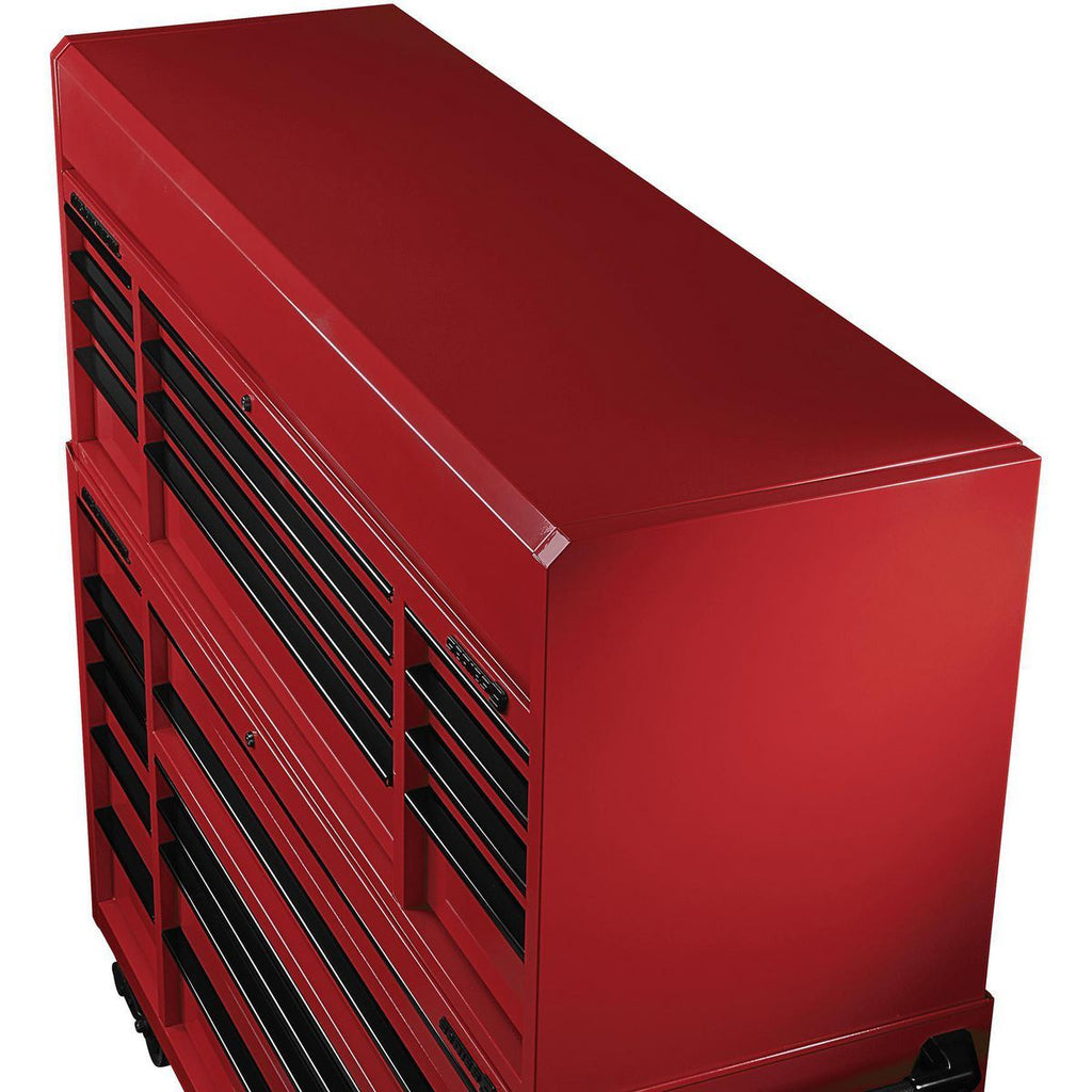 72 in. x 22 in. Triple Bank Top Chest, Red Z394434