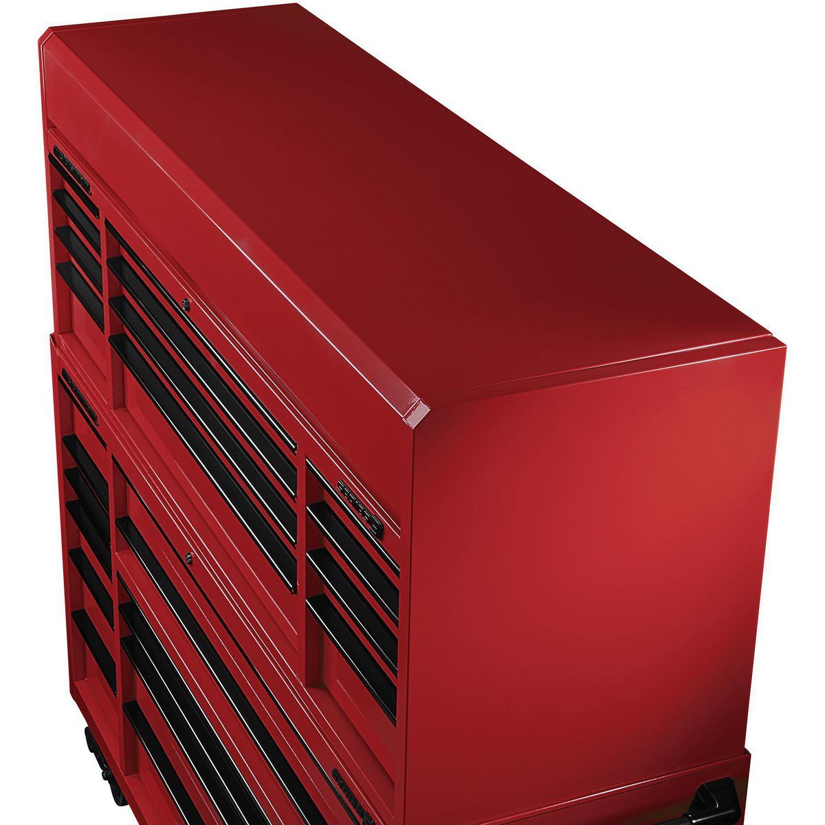 72 in. x 22 in. Triple Bank Top Chest, Red Z394434