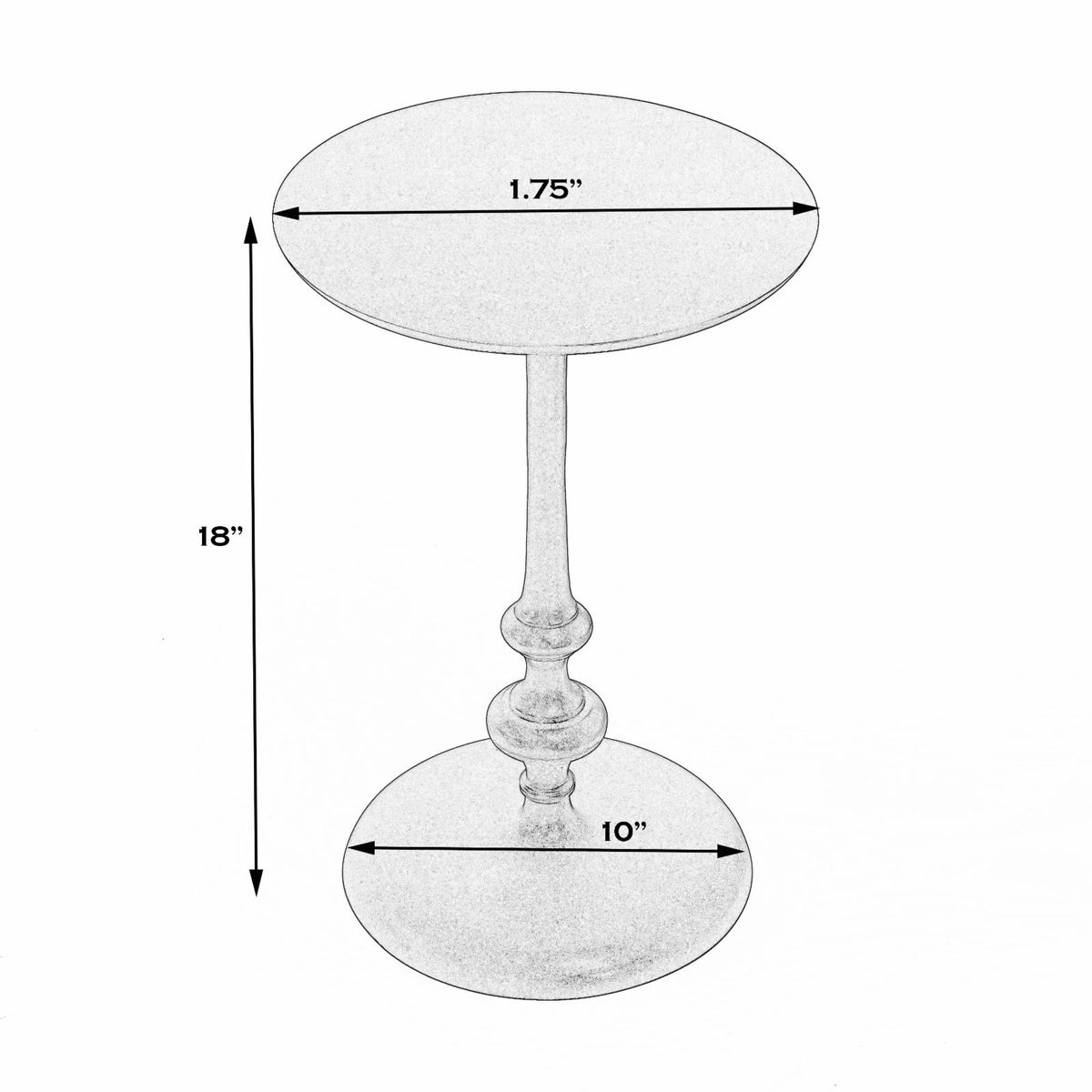 Metal Side Table F391296