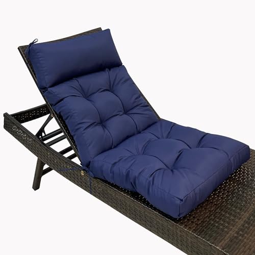 Water Resistant High Back Chair Cushion with Ties V402792
