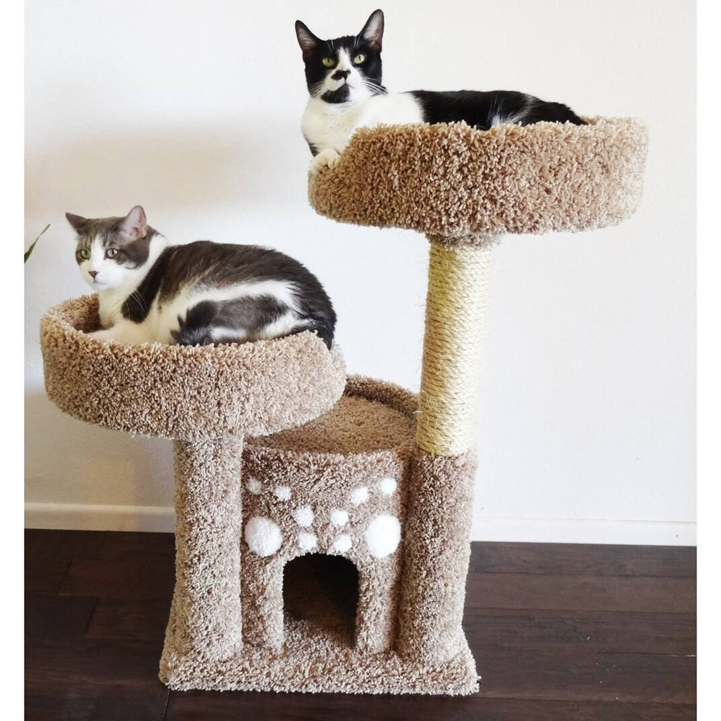 Solid Wood Cat Condo Y377