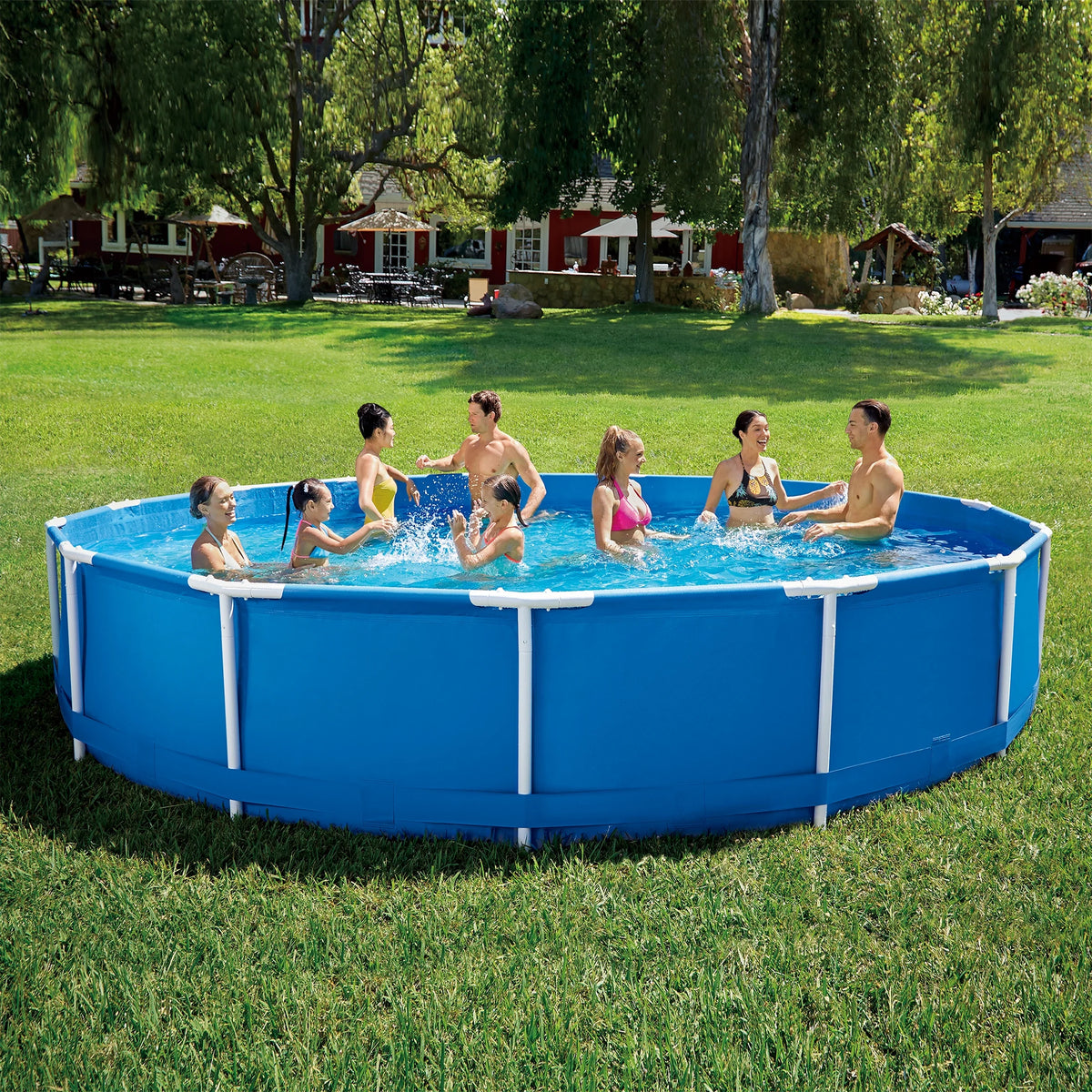 15 ft Round Above Ground Pool E12511