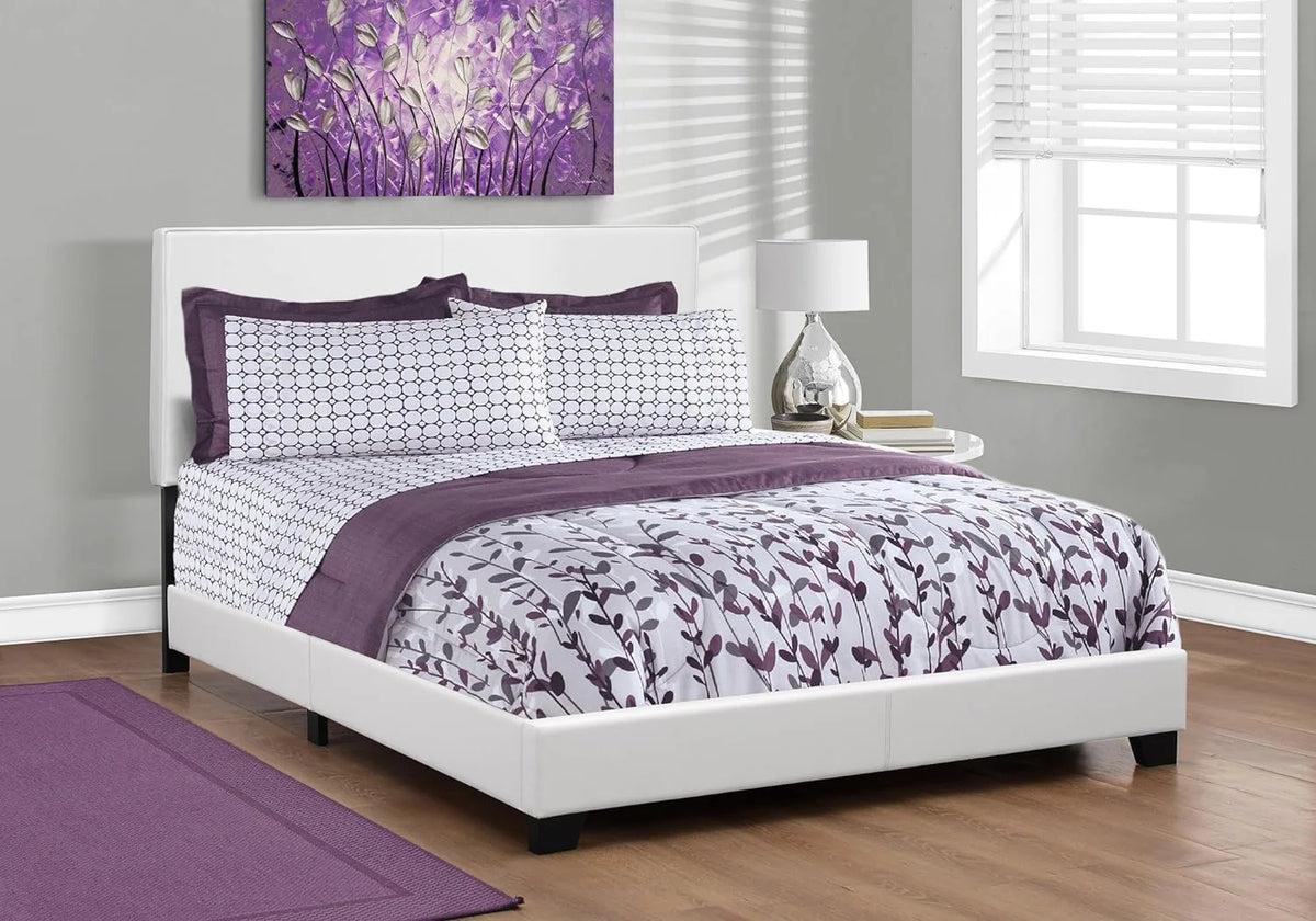 White Queen Bed U873368