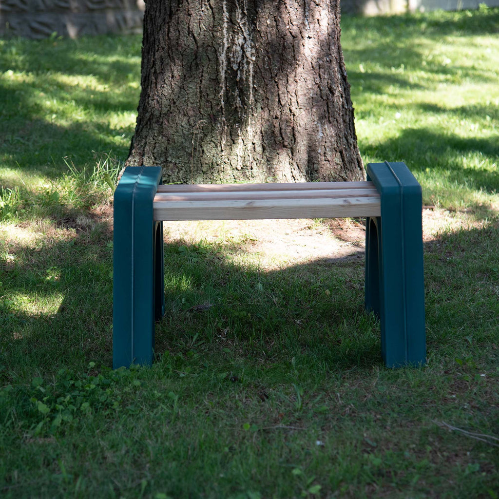 Lightweight Indoor or Outdoor Backless Bench Ends V47298