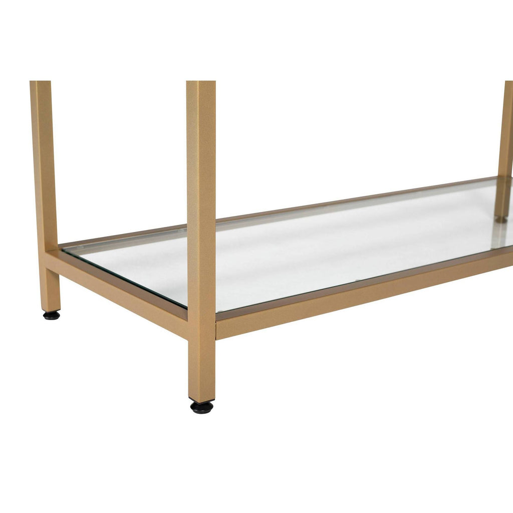 47x22 Gold Glass Console Table X47244