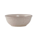 15 oz Narrow Rim Nappie in Eggshell American White with Brown Speckles, Case of 36 B8869