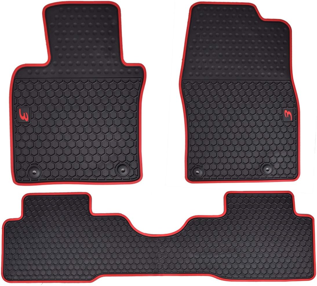 Custom Fit Car Floor Mats Heavy Duty Rubber All Weather P446118