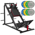 Leg Press Hack Squat Machine with Weight Storage G73630