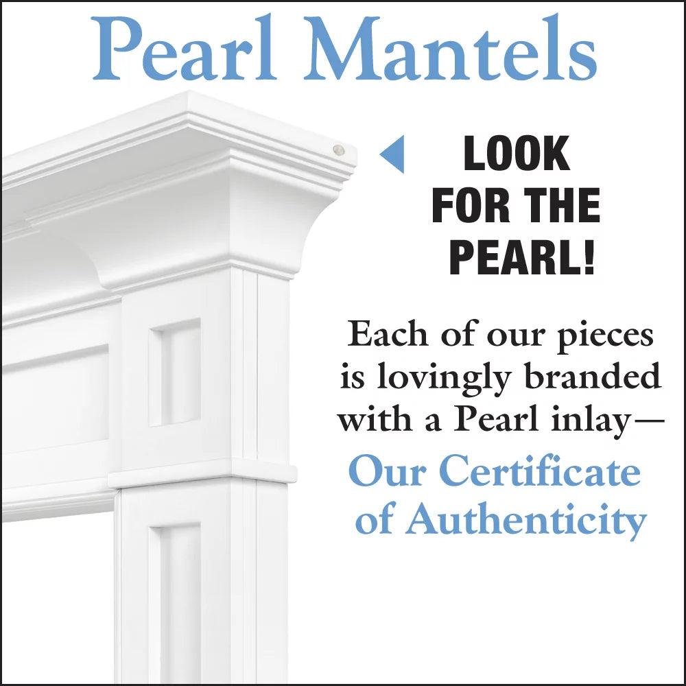 White MDF Mantel Surround P62421