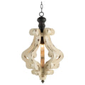 1-Light Chandelier 84" Beige E41047