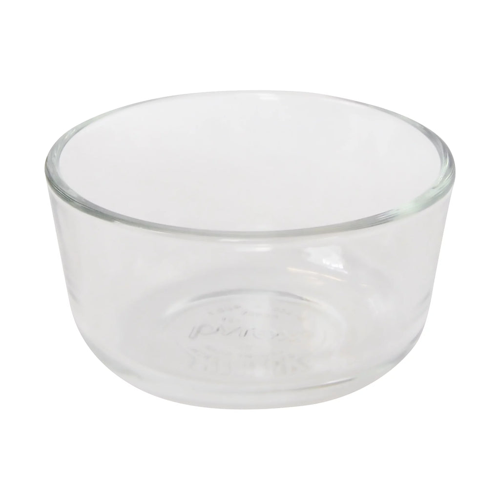 1-Cup Clear Round Glass Food Storage Bowl with Lid, 4-Pack M530