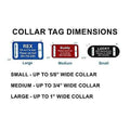 Slide-On Pet ID Tag Collar Tag D78209