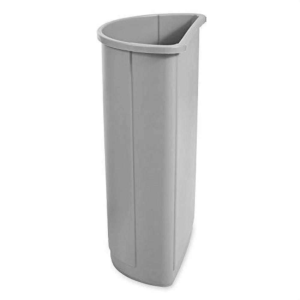 Half-Round Plastic Waste Container L784