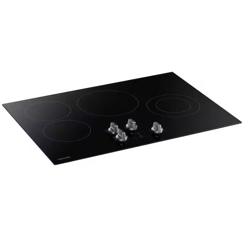 Black 4-Element Electric Cooktop B395