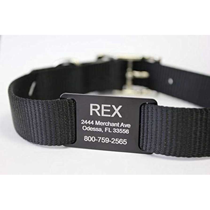 Slide-On Pet ID Tag Collar Tag D78209