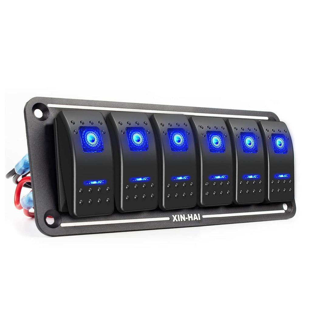 3 Gang Waterproof Aluminum Toggle Switch Panel V471789