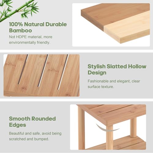 2-Tier Small Outdoor Side Table Y38214