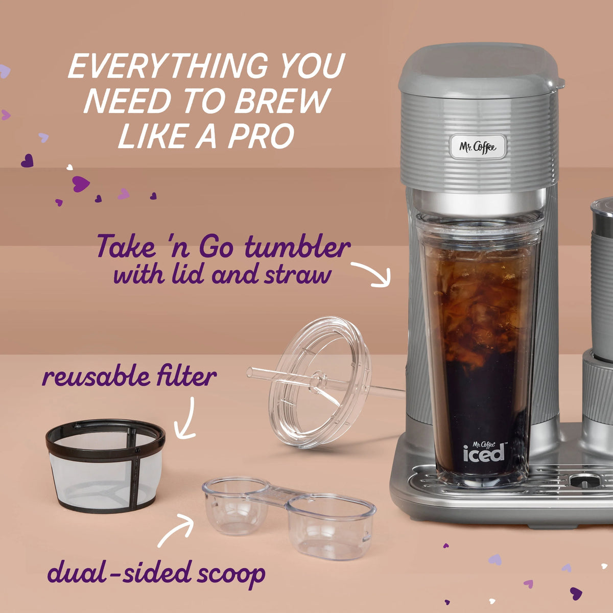4-in-1 Single-Serve Iced and Hot Coffee Maker S2361