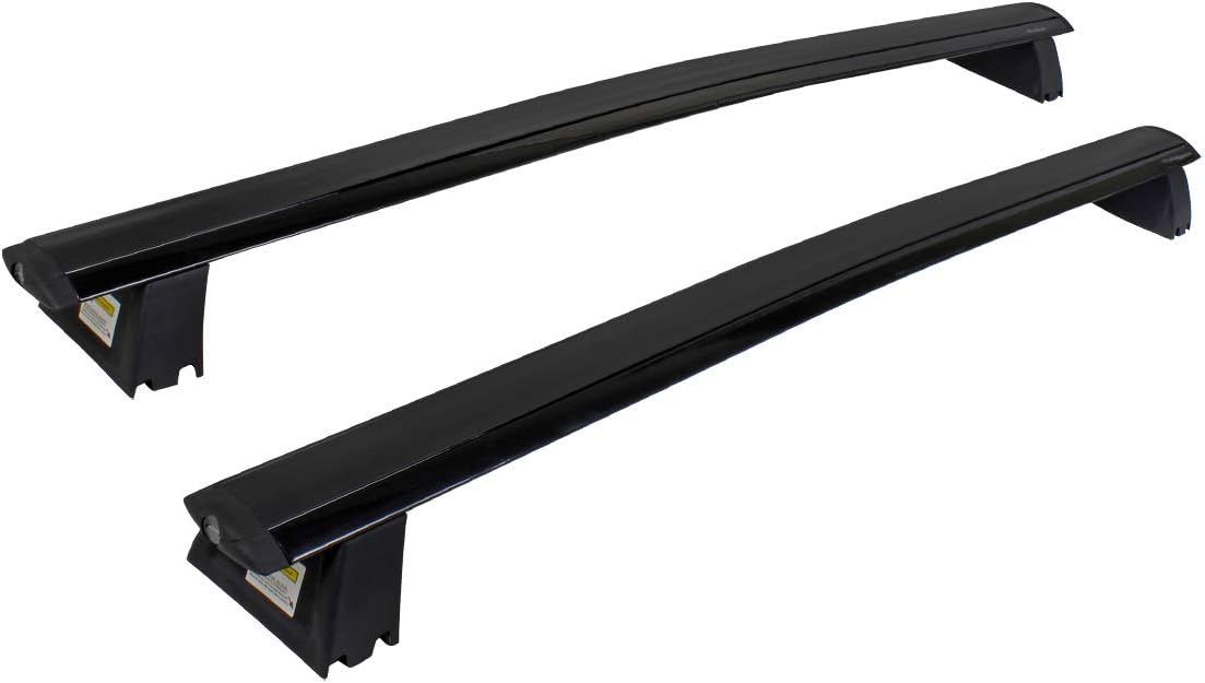 Black Roof Top Cross Bars Rack Cargo Carrier S677041