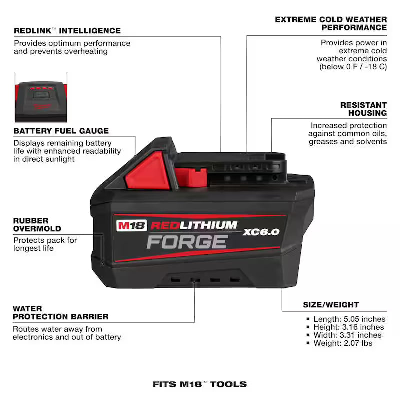 18V Lithium-Ion Starter Kit with 6.0Ah Battery and Charger N61111