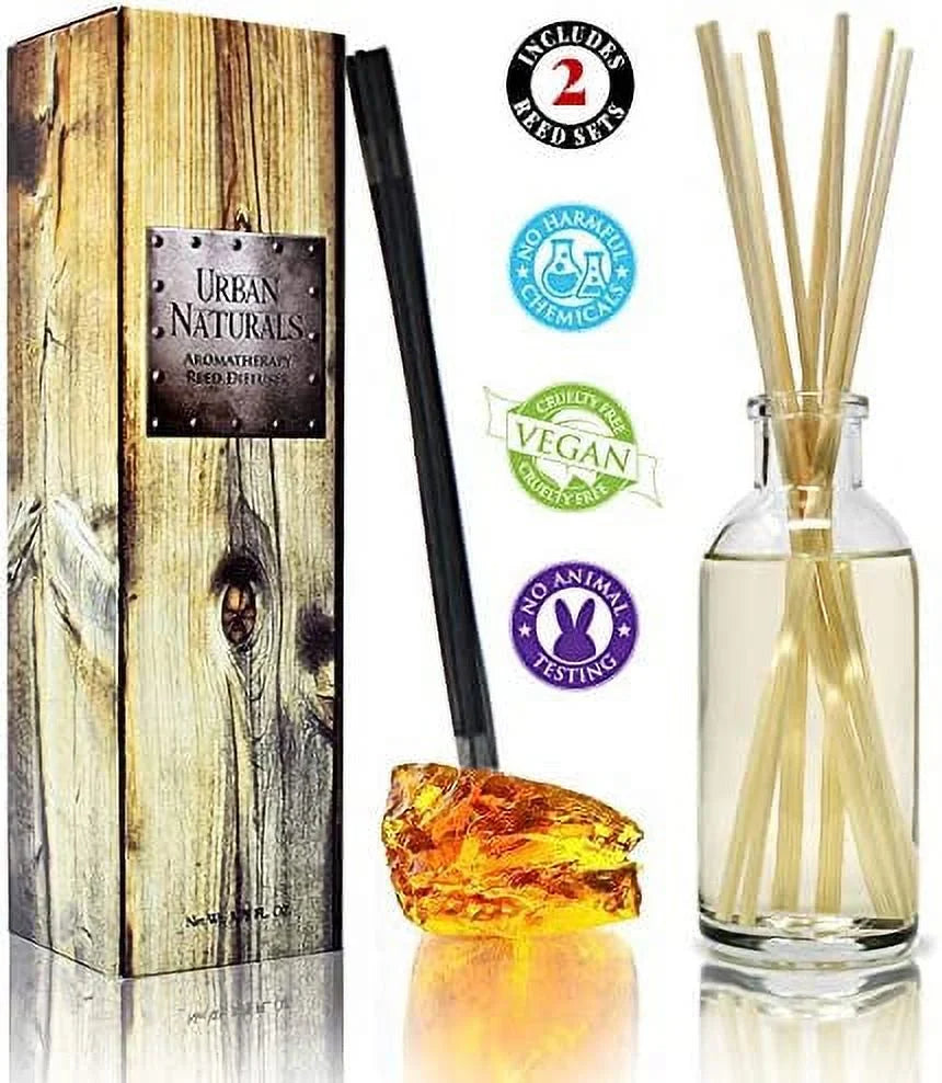 Black Teakwood Reed Diffuser Gift Set Y124351