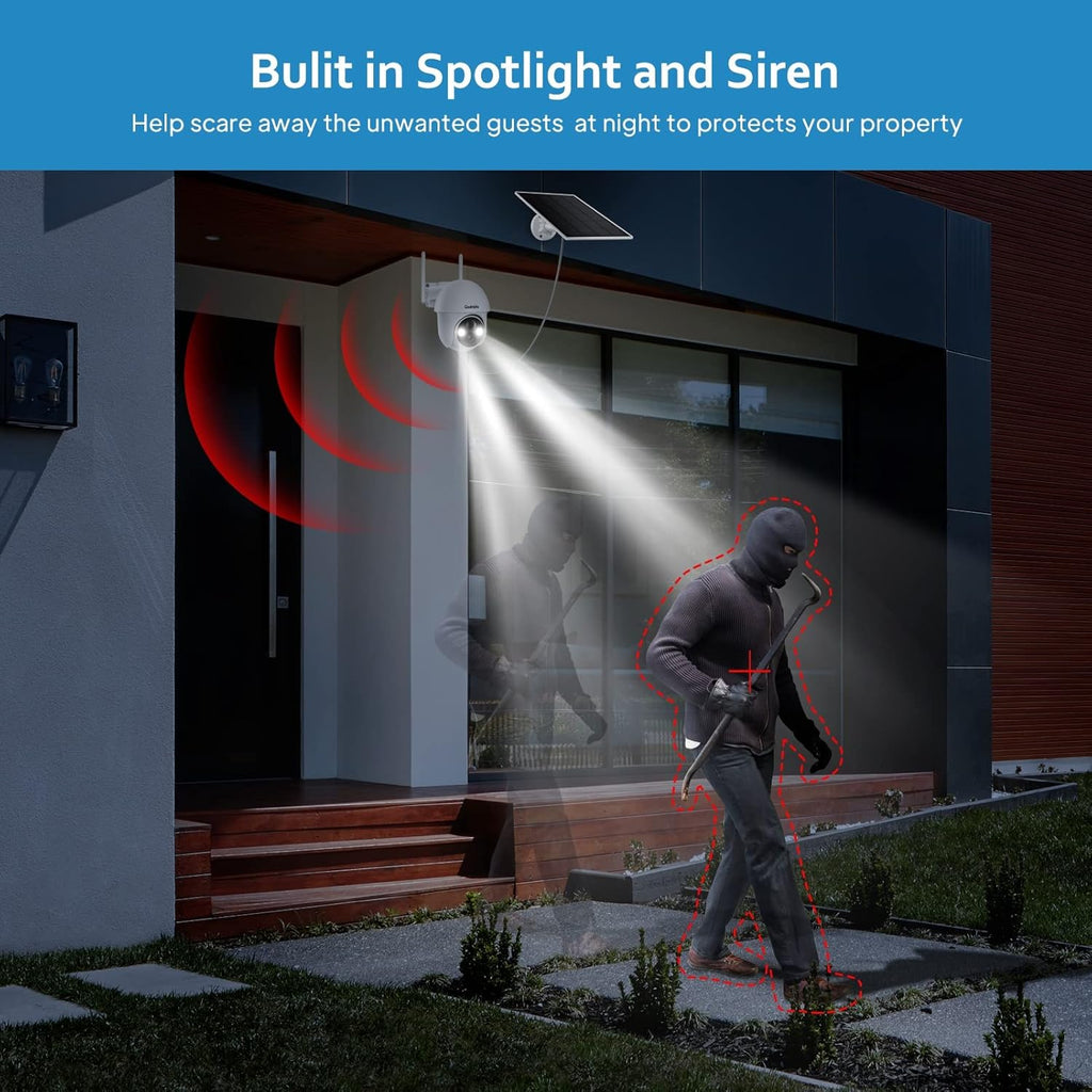 Wireless Outdoor Solar Security Camera with Night Vision R153