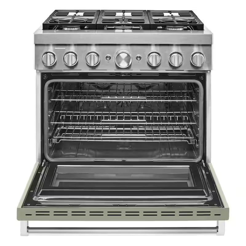 5.1 cu. ft. Dual Fuel Range with 6-Burners F174