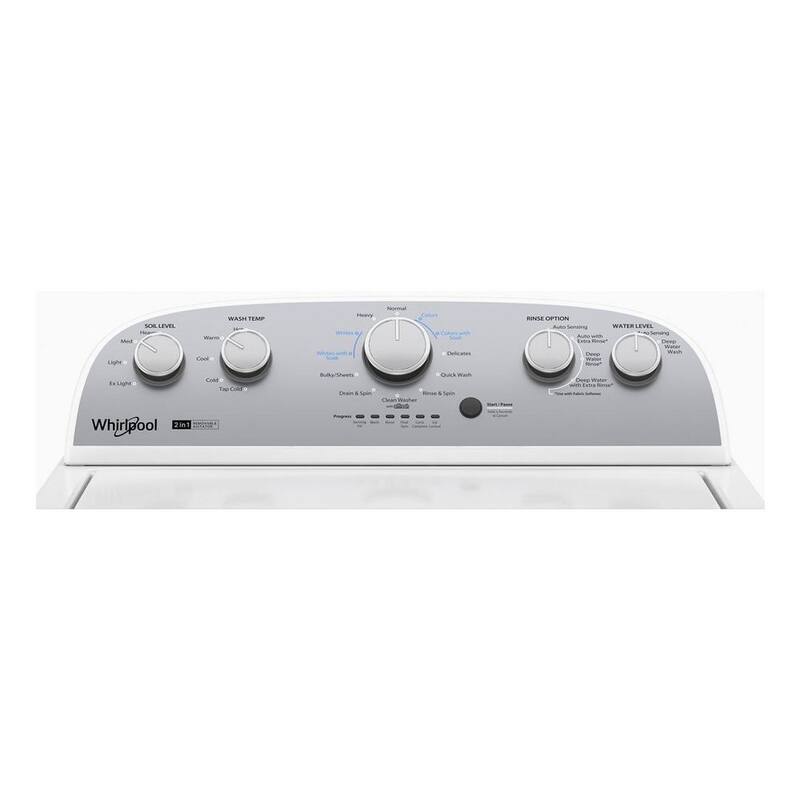 3.8 - 3.9 cu.ft. Top Load Washer in White with Removable Agitator J7435