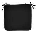 Seat Cushion 18 x 19 in Solid Black Q76354