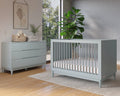 2-Piece Convertible Crib and Double Dresser Nursery Set O19273
