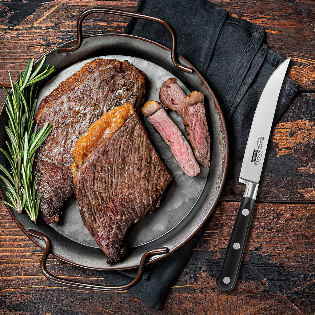 6-Piece High Carbon Stainless Steel Steak Knives Set P916042