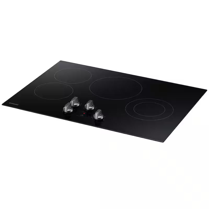 Black 4-Element Electric Cooktop B395