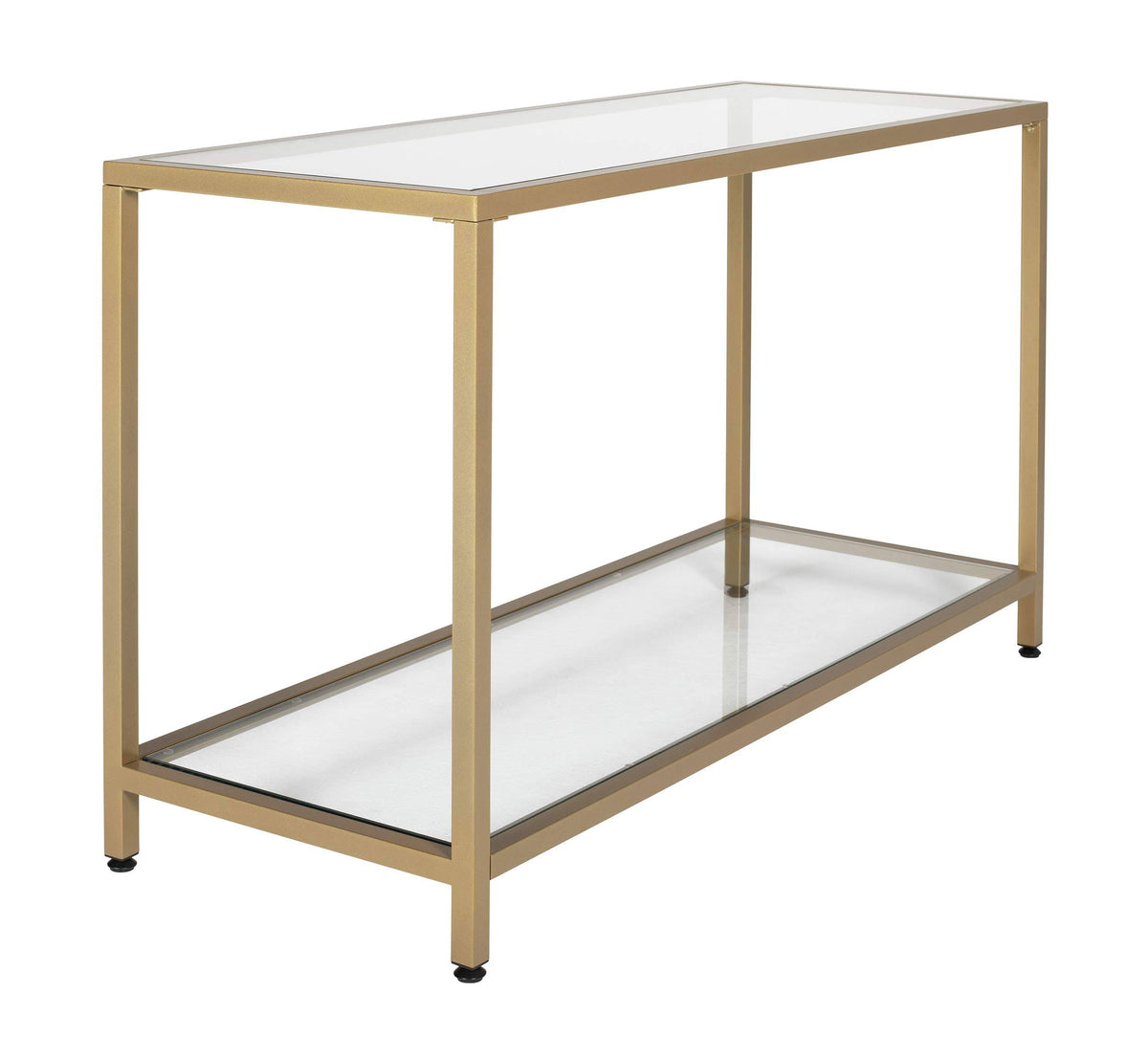 47x22 Gold Glass Console Table X47244