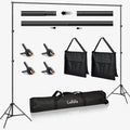 Adjustable Photography Background Stand Kit 6.5 x 10 ft M954158