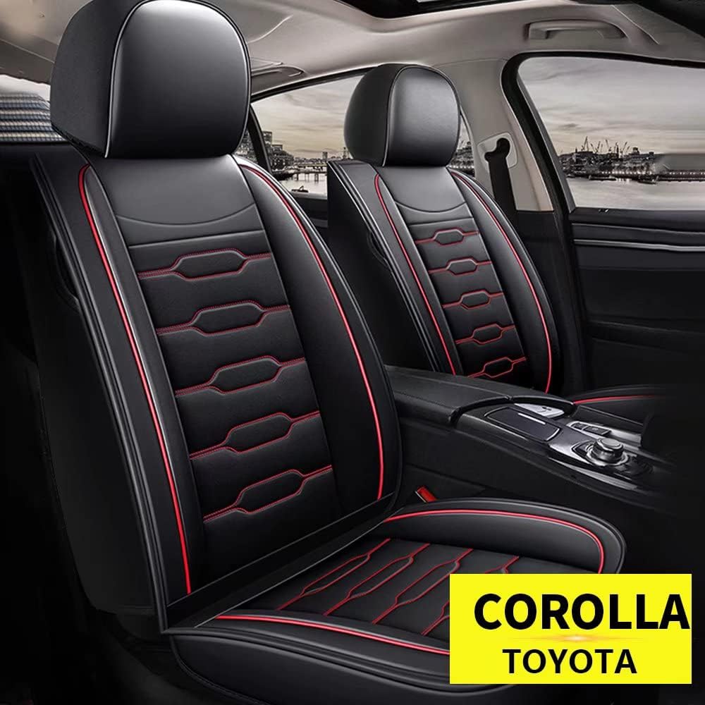 Faux Leather Car Seat Covers Full Set T163