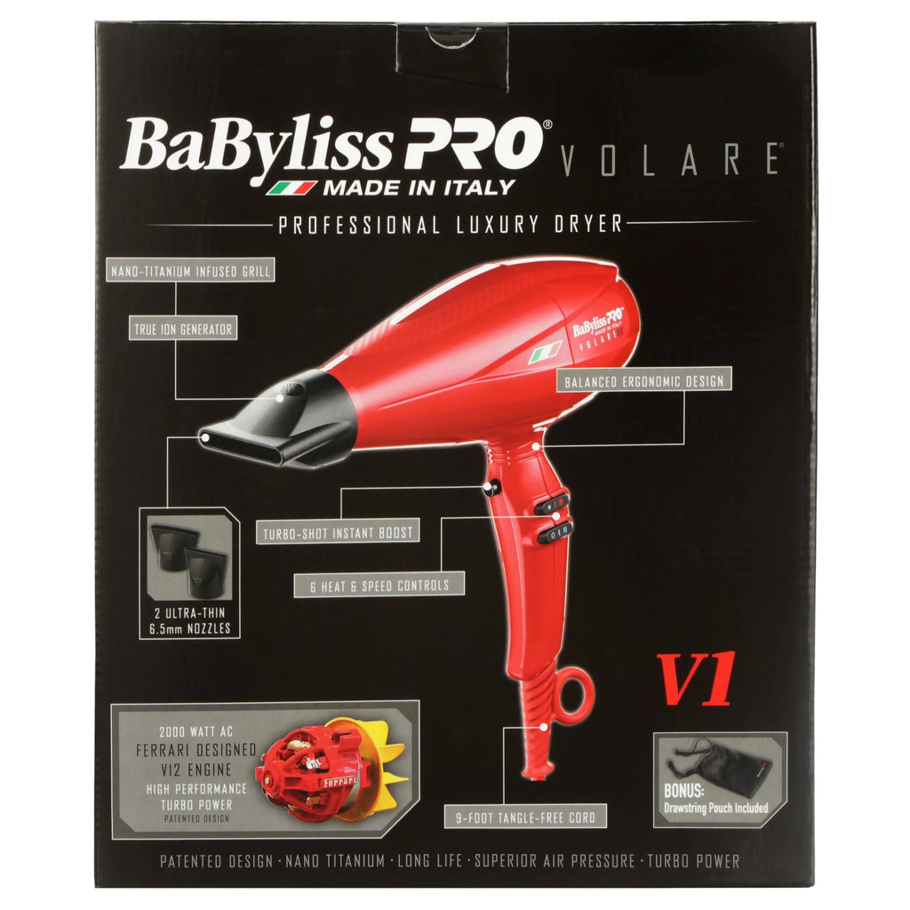 Ionic Hair Dryer 2000 Watts Red Y853
