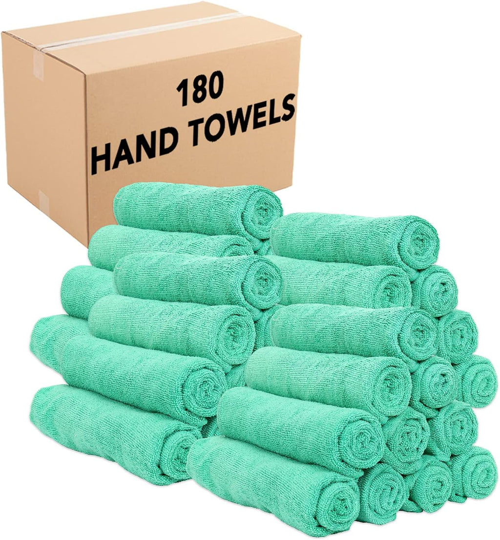 Microfiber Hand Towels 15x24 Blue Y71205