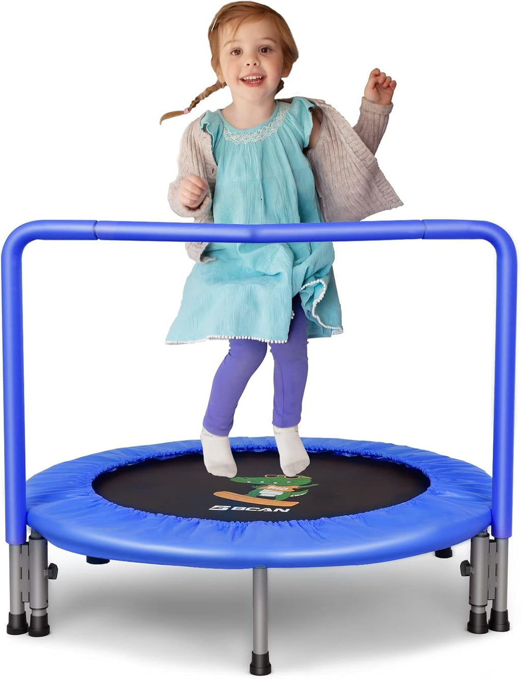 36'' Mini Folding Toddler Trampoline with Handle X92331