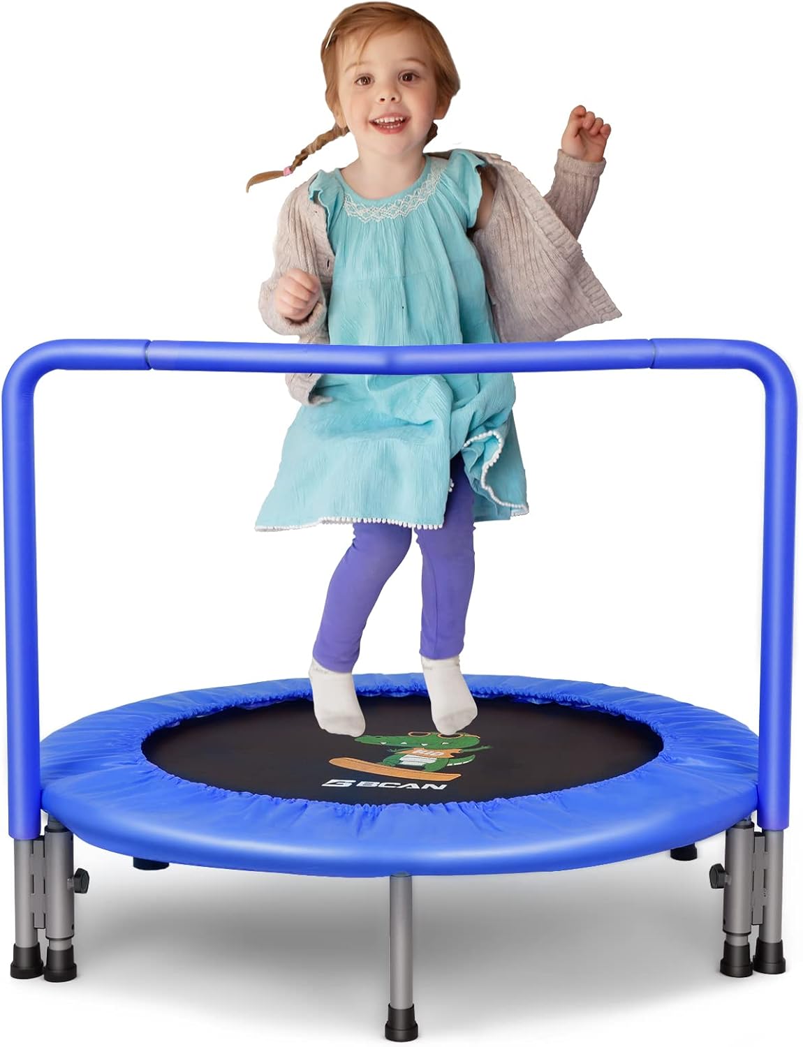 36'' Mini Folding Toddler Trampoline with Handle X92331